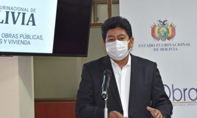 Ministro de Obras Públicas Servicios y Vivienda, Edgar Montaño.