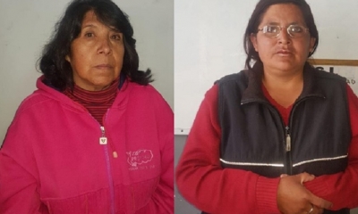 Lucy Juana Tapia Quispe y Margarita Ruiz Paredes, son las acusadas/Foto. RRSS