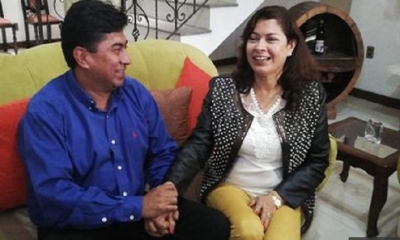 La pareja brindó una conferencia de prensa/Foto. RRSS