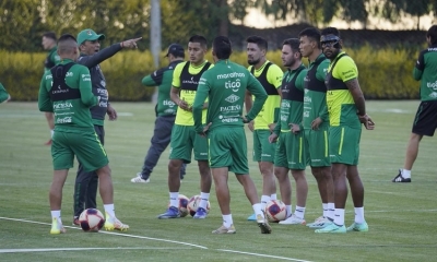 La selección entrenó este miércoles en Villa El Sol.