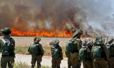 Los bombardeos israelíes en la frontera mataron a más de 40 palestinos. | Fuente: AFP