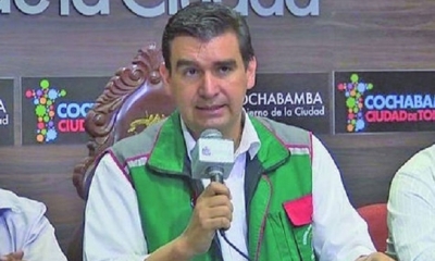 El alcalde de Cochabamba, José María Leyes