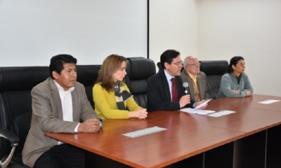 Los vocales del TSE.