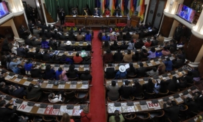 El pleno de la Asamblea Legislativa Plurinacional. Foto: Vicepresidencia.