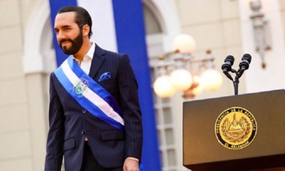 Nayib Bukele, presidente de El Salvador. | Fuente: AFP
