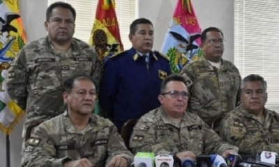 Militares sugieren la renuncia a Evo Morales. Foto archivo: El Potosí