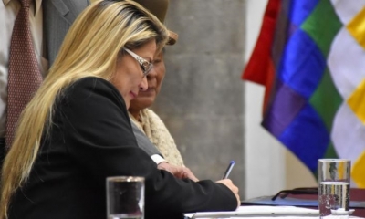 La presidenta Jeanine Áñez. | APG