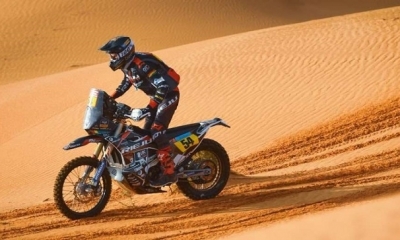 Daniel Nosiglia corre en una moto KTM 450 Rally. Foto: Prensa Team Nosiglia