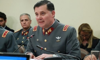 El ex comandante en jefe del Ejército de Chile Ricardo Martínez