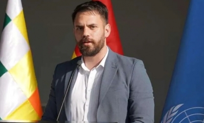 El ministro de Gobierno, Carlos Eduardo Del Castillo