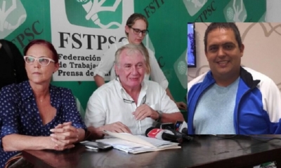 Los padres de Pablos Ramos brindaron una conferencia de prensa/Foto. Kandire.bo