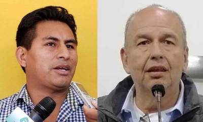 Gualberto Arispe y Arturo Murillo.
