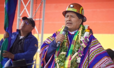 El expresidente Evo Morales
