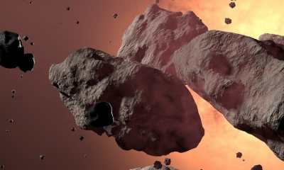 Los asteroides llevan una velocidad de 5,7 a 16,7 kilómetros por segundo.