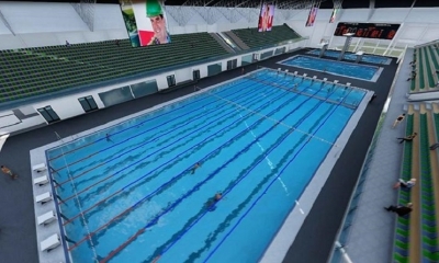 Una imagen del Complejo Acuático de La Chimba, escenario deportivo municipal.
