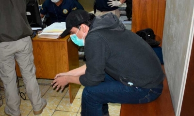 Leyes se abstuvo de declarar tras su aprehensión. Foto: Fiscalía.