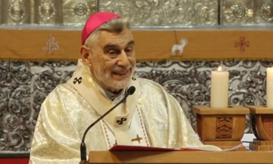El arzobispo de Santa Cruz, Sergio Gualberti