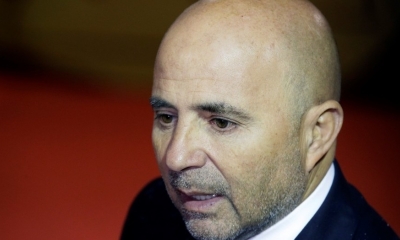 Jorge Sampaoli participó de un encuentro con hinchas de la U de Chile/Foto. AP