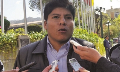 El secretario ejecutivo de la organización, Leonardo Loza
