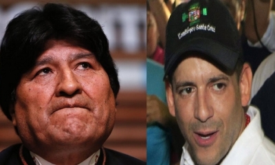  Evo Morales y Luis Fernando Camacho