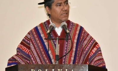Diego Pary, canciller de Bolivia/Foto. RRSS