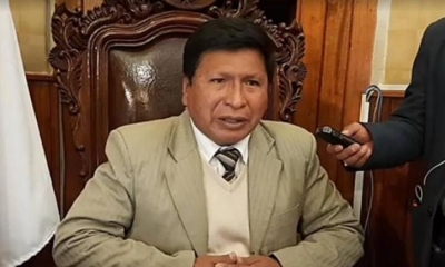 El alcalde de Potosí, Jhonny Llally. | RRSS