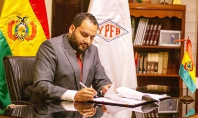 El expresidente de Yacimientos Petrolíferos Fiscales Bolivianos (YPFB), Herland Soliz