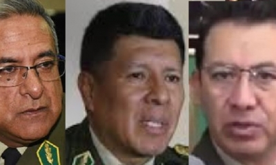 Faustino Mendoza, Romulo Delgado y Rommel Raña/Foto. Kandire