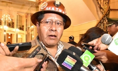 Secretario de Organización de la COB, Nicanor Baltazar. Foto: Internet