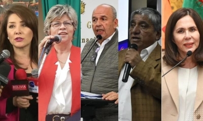 Los ministros que están en la lista de interpelaciones. Foto: Composición