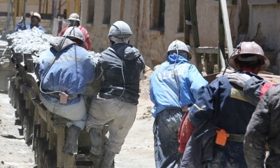 Los mineros saldrán poco a poco del cerro de Potosí.