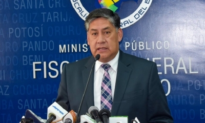 El fiscal general del Estado, Juan Lanchipa