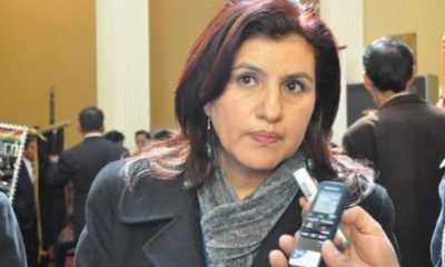 La exdiputada del MAS, Rebeca Delgado