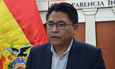 El ministro de Justicia y Transparencia Interinstitucional, Iván Lima