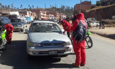 Los controles se hacen en el ingreso al municipio.
