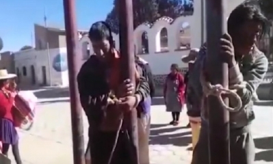 La Policía intervino a tiempo/Foto. Captura de pantalla
