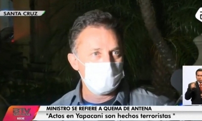 El ministro de Defensa, Luis Fernando López