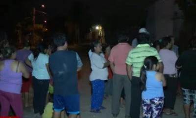 Los vecinos exigen justicia/Foto. Captura de pantalla