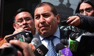 El viceministro de Seguridad Ciudadana, Wilson Santamaría.
