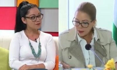 Xiomara Klinsky y Angélica Sosa/Foto. Kandire