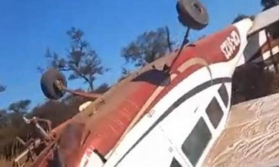 La avioneta que cayó con la droga en Avia Terai | RRSS