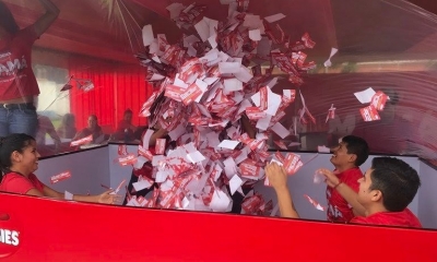 Así se realizó el sorteo/Foto. Kreab