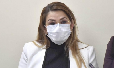 La expresidenta Jeanine Áñez. (Archivo) 