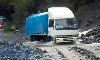 Los caminos hacia los Yungas sólo registraron pequeños derrumbes