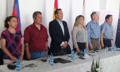   Durante el acto público anunció también el potenciamiento de Televisión Bolivia 