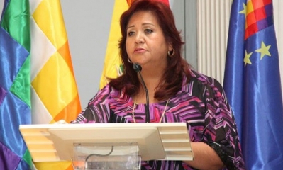 Betty Yañiquez, diputada del Movimiento Al Socialismo/Foto. RRSS