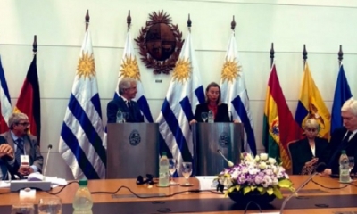 Por Latinoamérica, solo rubricaron el documento final Costa Rica, Ecuador y Uruguay/Foto. RRSS