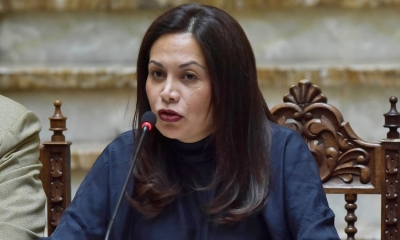 La exministra de Comunicación, Roxana Lizárraga. 