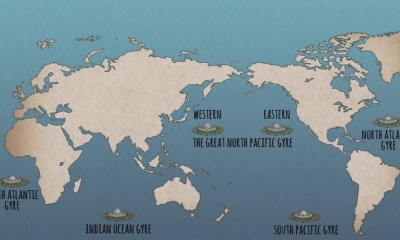 Las grandes cantidades de plástico lanzado al mar están creando islas de basura (YouTube)