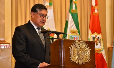 El fiscal general del Estado, Juan Lanchipa Ponce